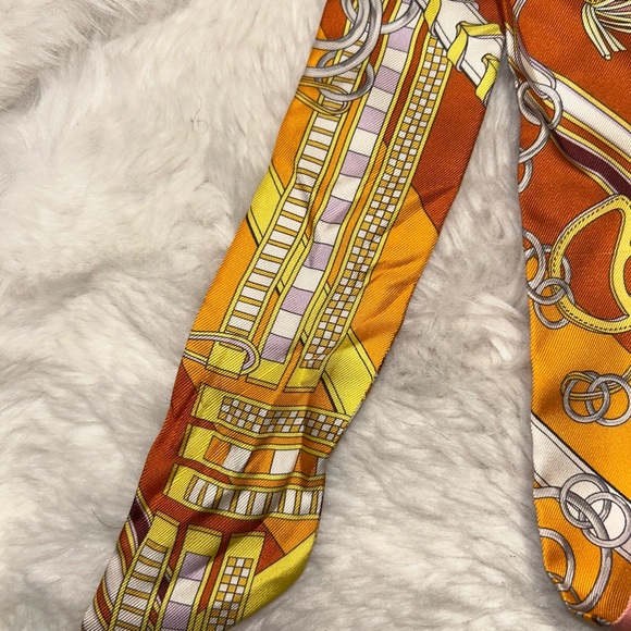 Hermes Brides Et Gris-Gris Bandeau - Picture 6 of 13